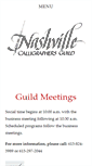 Mobile Screenshot of nashvillecalligraphersguild.org